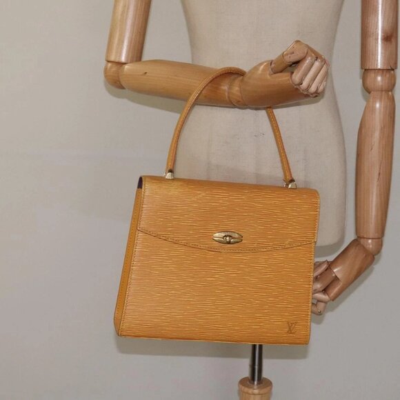 LOUIS VUITTON Epi Malesherbes Hand Bag Tassili Yellow Jonne - Picture 1 of 16